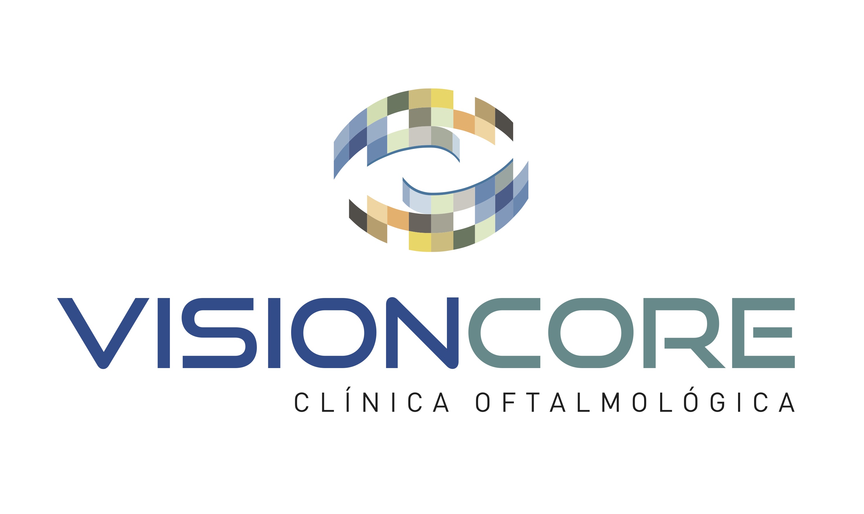 Logotipo de la clínica VISIONCORE